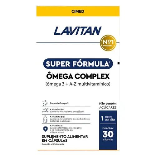 LAVITAN OMEGA COMPLEX 30 CAPSULAS OMEGA 3