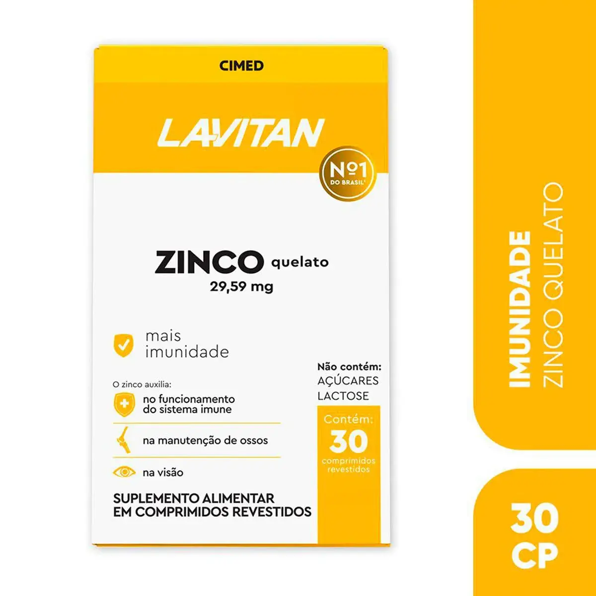 LAVITAN ZINCO QUELATO 29,59MG 30 COMPRIMIDOS ZINCO