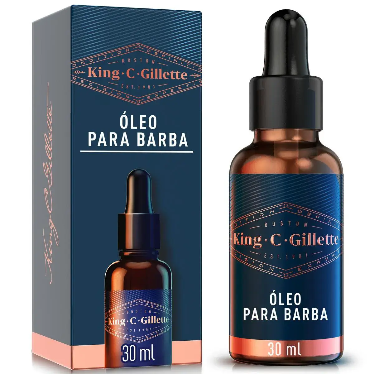 OLEO PARA BARBA KING C GILLETTE 30ML