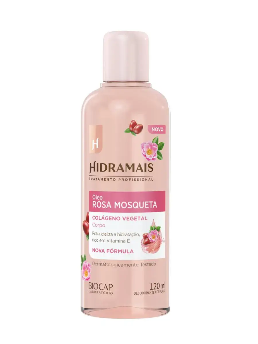 OLEO CORPORAL HIDRAMAIS ROSA MOSQUETA 120ML