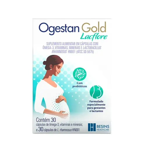 OGESTAN GOLD LACFLORE 30 CAPSULAS