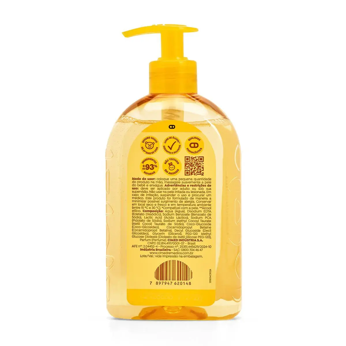 SABONETE LIQUIDO CIMED BEBE JOAO E MARIA GLICERINA 400ML