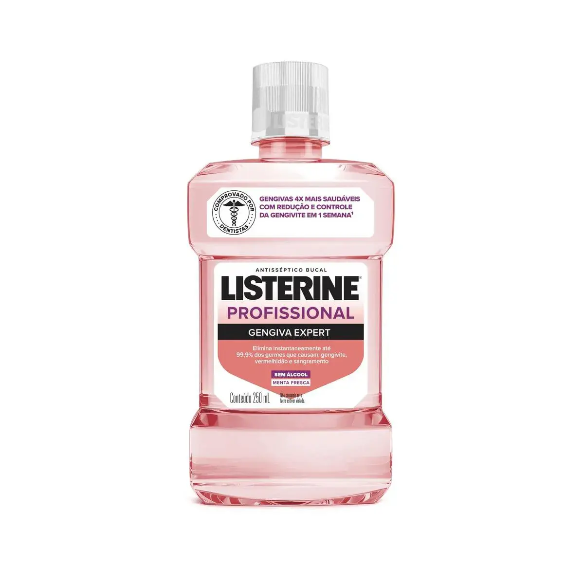 SOLUCAO BUCAL LISTERINE PROFISSIONAL GENGIVA EXPERT 250ML
