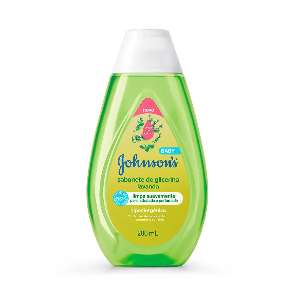 SABONETE LIQUIDO JOHNSON S BABY LAVANDA 200ML PUMP