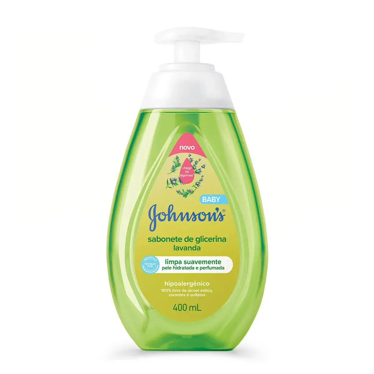 SABONETE LIQUIDO JOHNSON S BABY LAVANDA 400ML