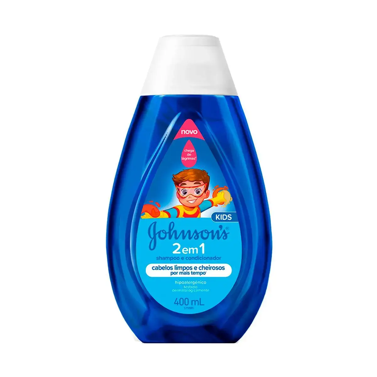 SHAMPOO E CONDICIONADOR JOHNSON S KIDS 2 EM 1 400ML