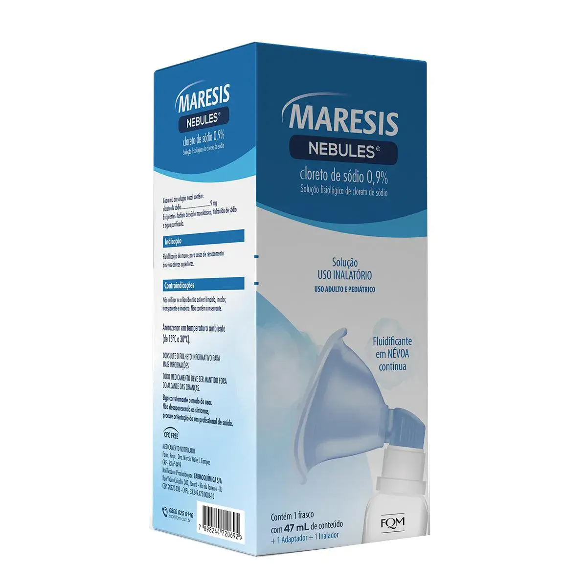 MARESIS NEBULES 0,9% 47ML SODIO CLORETO
