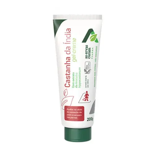 GEL CREME CASTANHA DA INDIA AS ERVAS CURAM 200GR