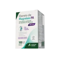 CLORETO DE MAGNESIO PA AS ERVAS CURAM 500MG 100 CAPSULAS MAGNESIO CLORETO