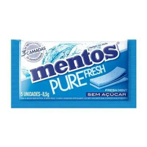 CHICLETE MENTOS PURE FRESH MINT 8,5GR