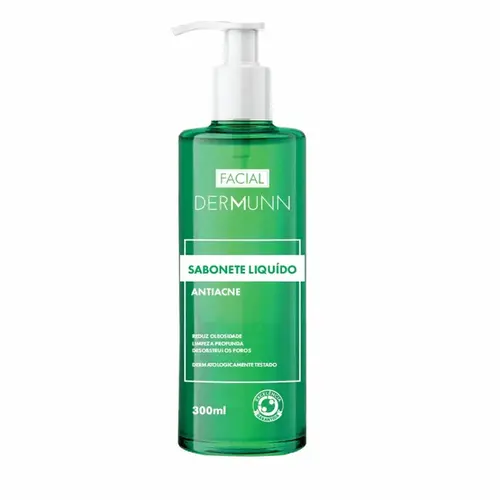 SABONETE LIQUIDO FACIAL DERMUNN ANTIACNE 300ML