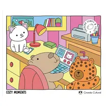 LIVRO DE COLORIR COZY MOMENTS