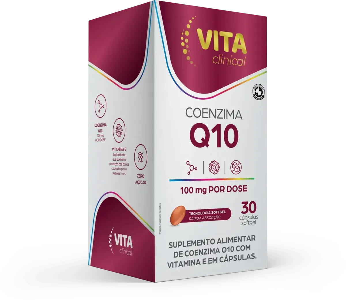 VITACLINICAL COENZIMA Q10 + VITAMINA E 30 CAPSULAS