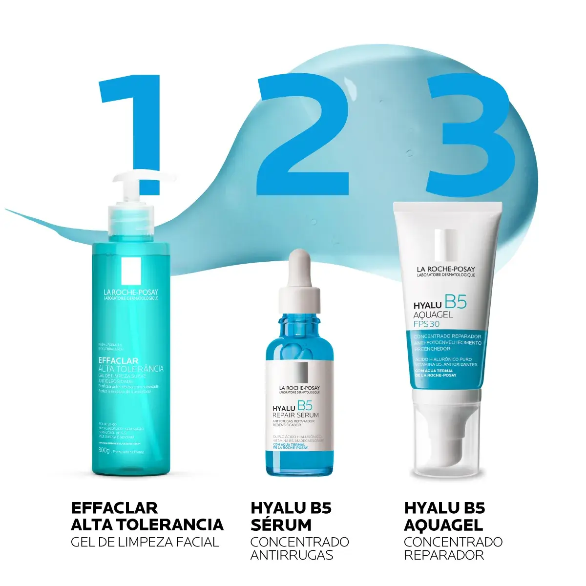 CREME  AQUAGEL LA ROCHE POSAY HYALU B5 FPS30 50ML