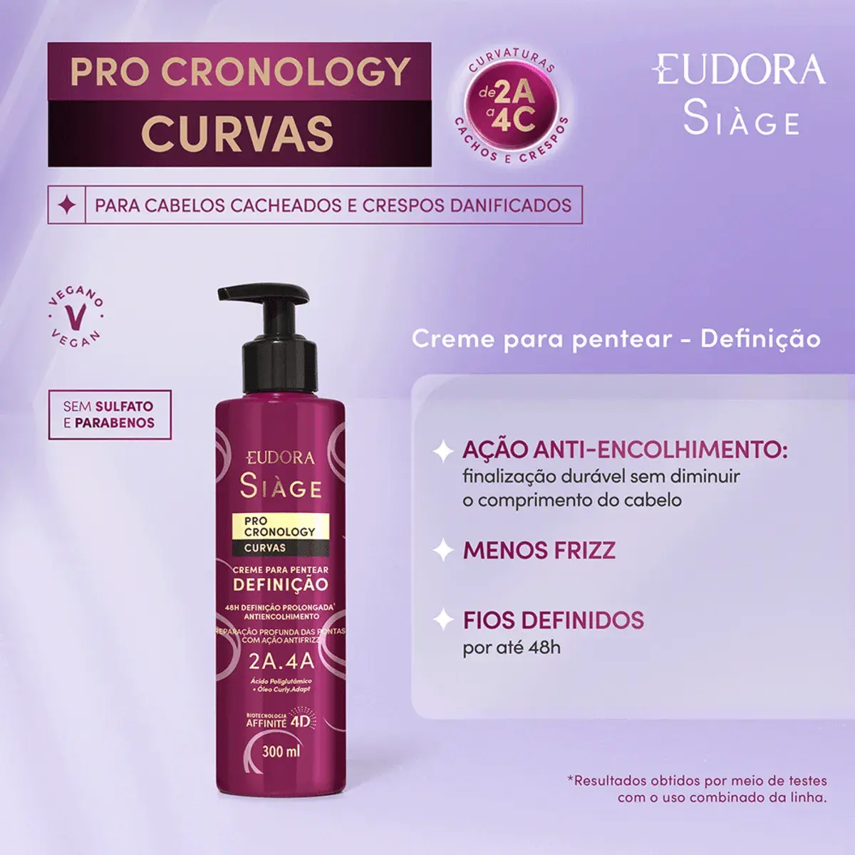 CREME DE PENTEAR SIAGE PRO CRONOLOGY CURVAS 300ML
