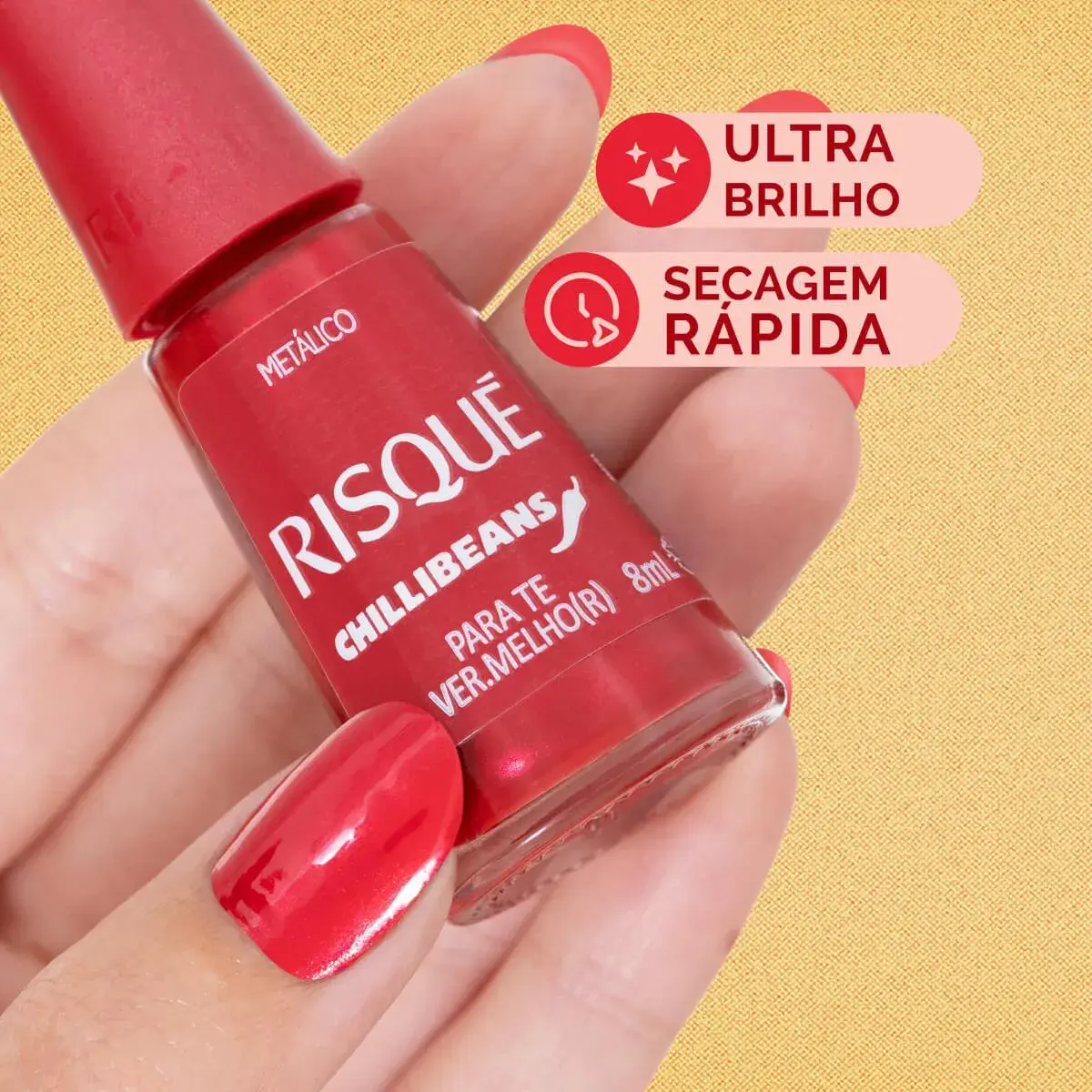ESMALTE RISQUE CHILLI BEANS PRA TE VER MELHOR
