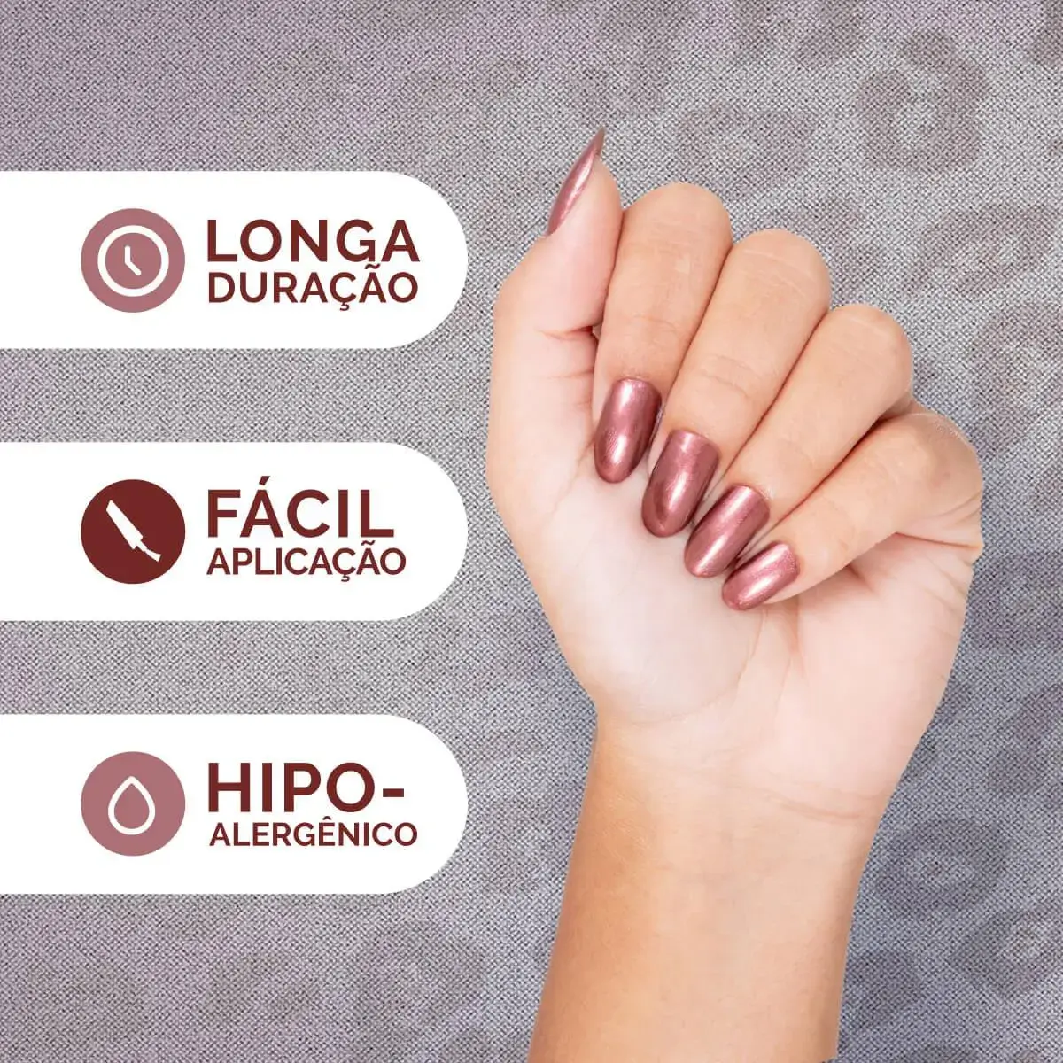 ESMALTE RISQUE CHILLI BEANS POR TRAS DESSA LENTE