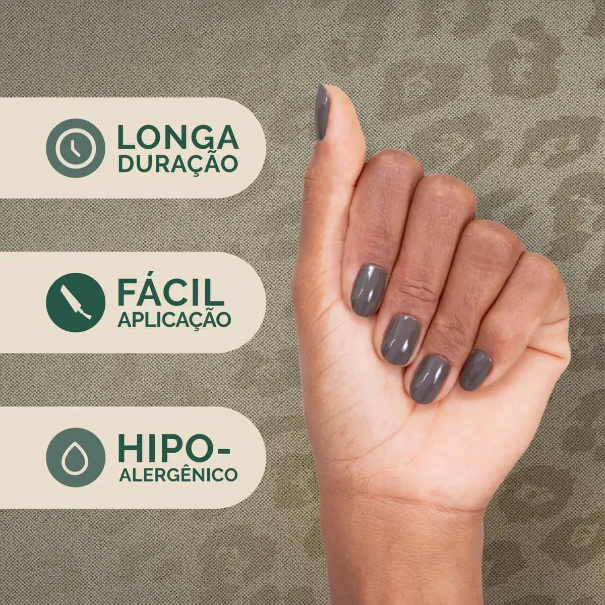 ESMALTE RISQUE CHILLI BEANS RAINHA DA SELVA DE PEDRA