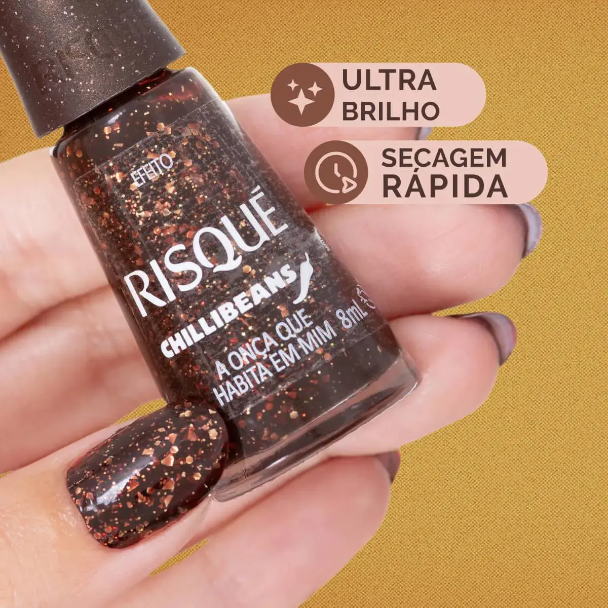 ESMALTE RISQUE CHILLI BEANS ONCA QUE HABITA EM MIM