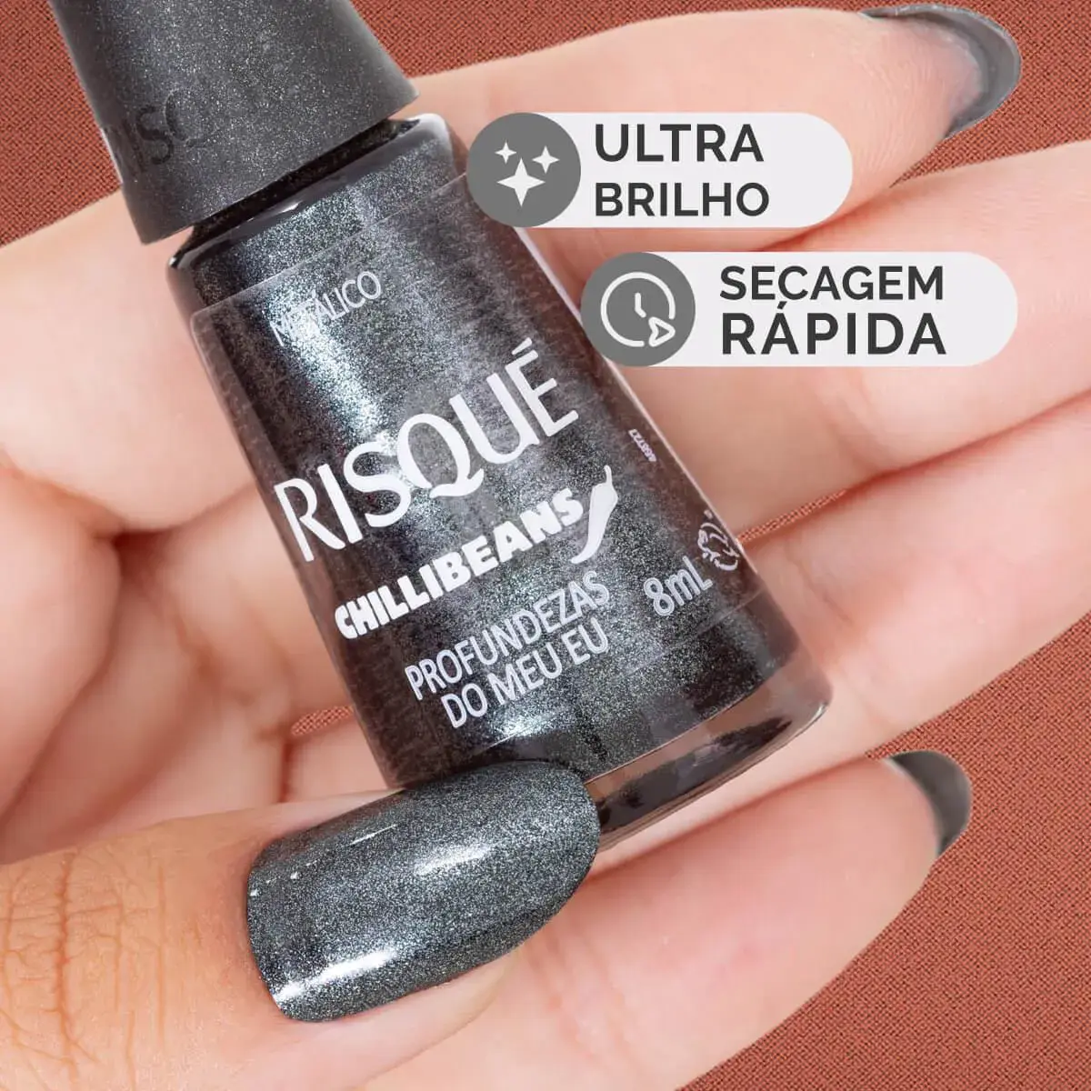 ESMALTE RISQUE CHILLI BEANS PROFUNDEZAS DO MEU EU