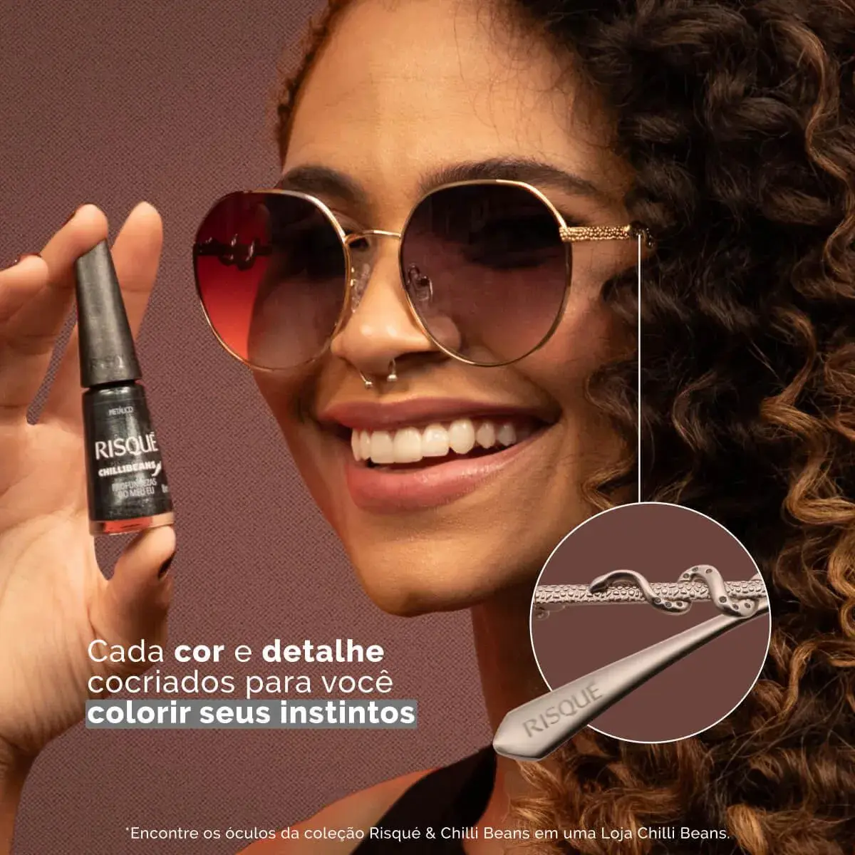 ESMALTE RISQUE CHILLI BEANS PROFUNDEZAS DO MEU EU