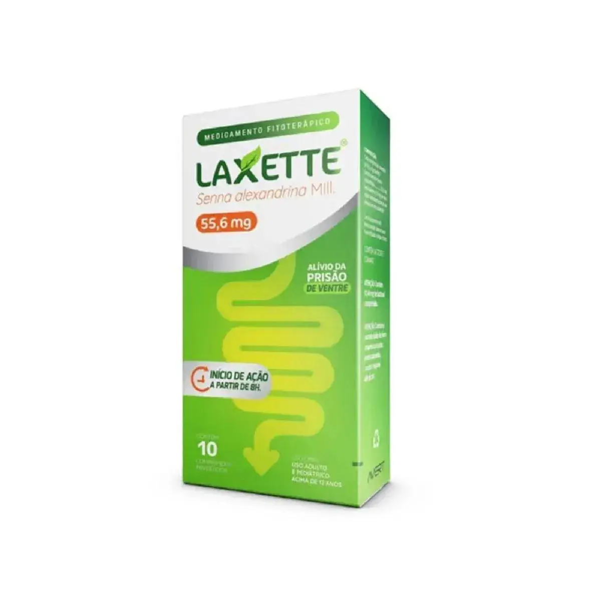 LAXETTE 55,6MG 10 COMPRIMIDOS SENNA ALEXANDRINA MILL