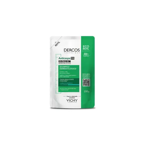 REFIL SHAMPOO VICHY DERCOS ANTICASPA DS CABELOS SECOS 200GR