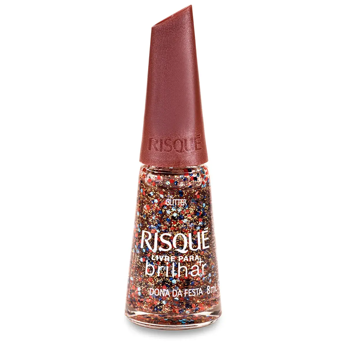 ESMALTE RISQUE LIVRE PARA BRILHAR DONA DA FESTA