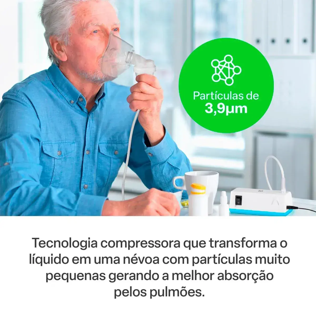 INALADOR MULTILASER NEB AIR HC068