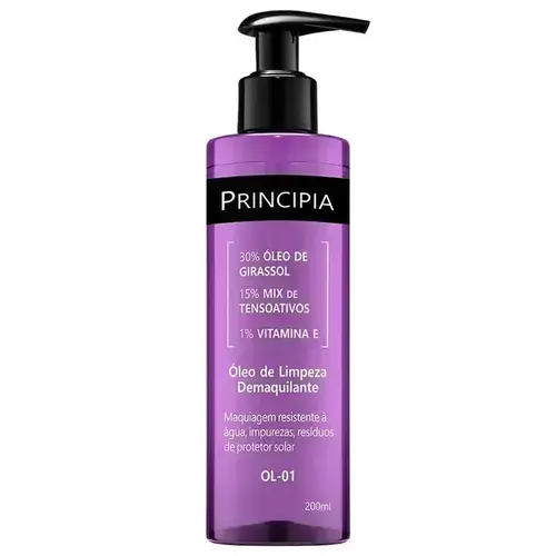 OLEO DE LIMPEZA DEMAQUILANTE PRINCIPIA  OL - 01 200ML