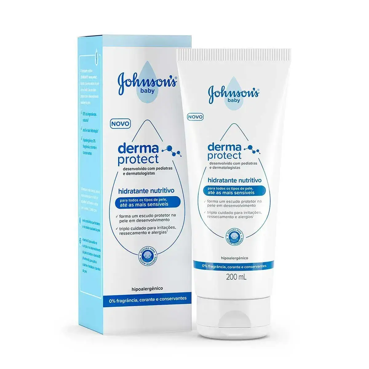 LOCAO HIDRATANTE JOHNSON S BABY DERMA PROTECT 200ML