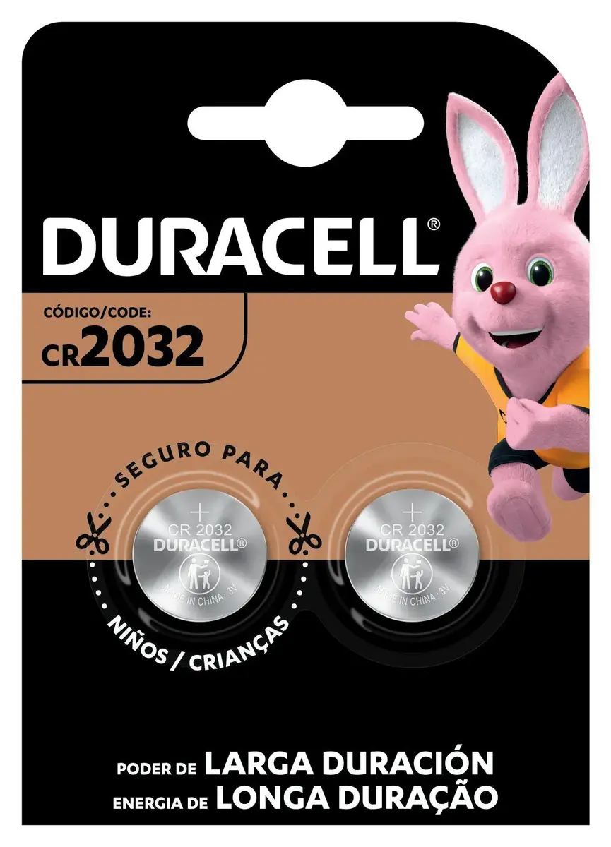 BATERIA DURACELL LITIO CR2032 2 UNIDADES