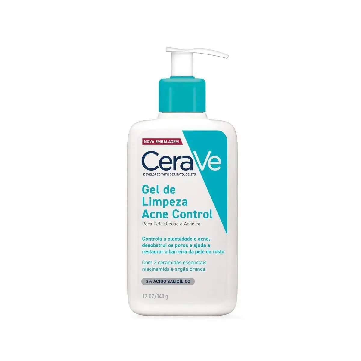 GEL LIMPEZA FACIAL CERAVE ACNE CONTROL 340ML