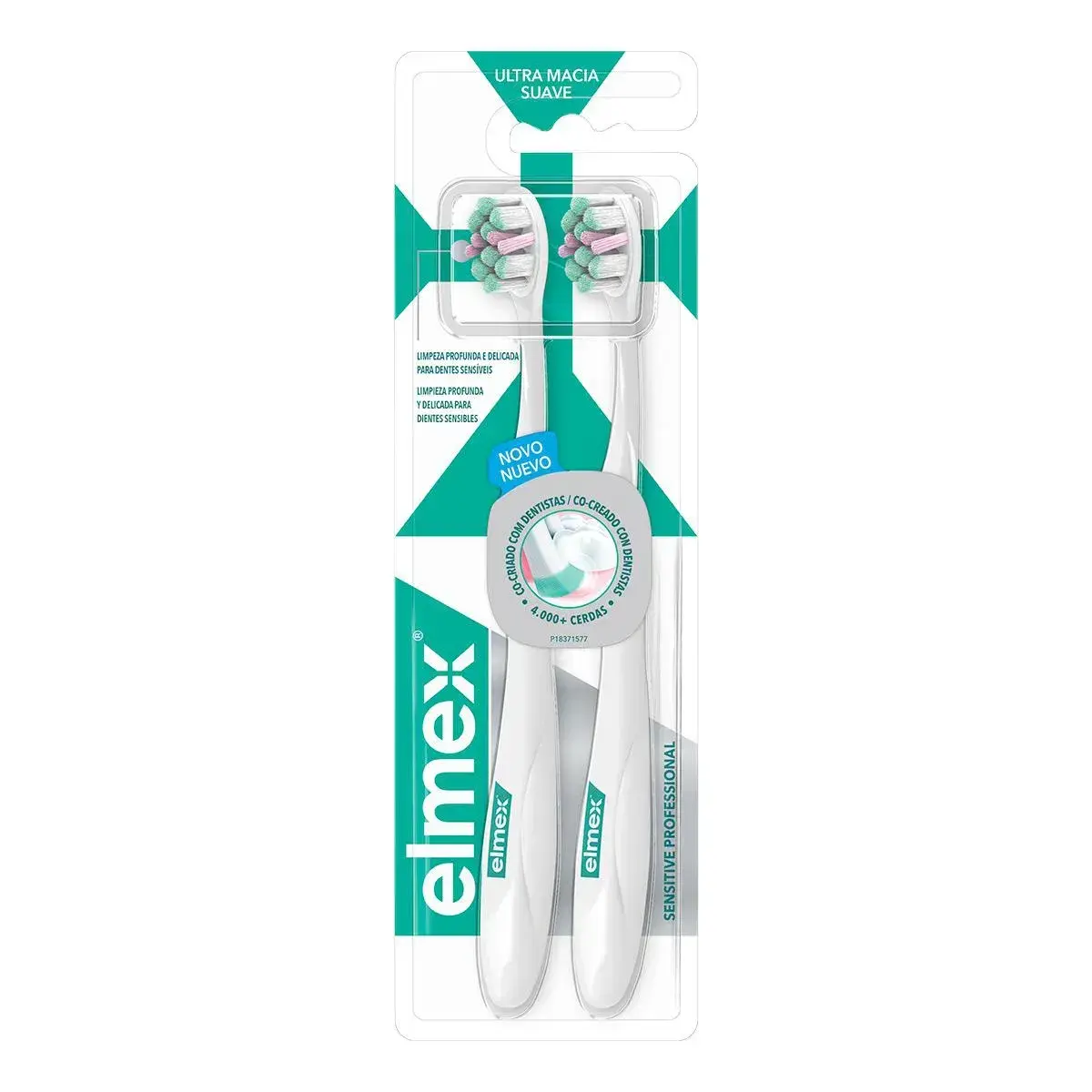 ESCOVA DENTAL ELMEX SENSITIVE PROFESSIONAL ULTRA MACIA 2 UNIDADES