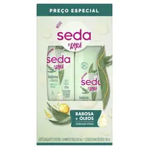 KIT SEDA BABOSA + OLEOS SHAMPOO 300ML + CONDICIONADOR 190ML