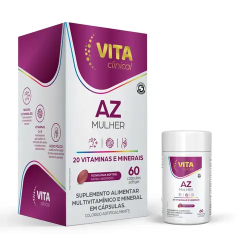VITACLINICAL AZ MULHER 60 CAPSULAS