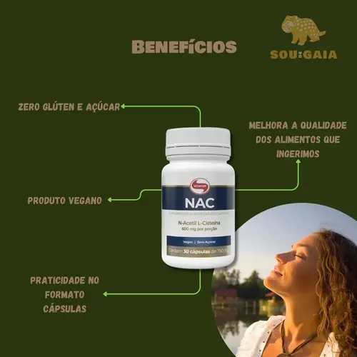 NAC VITAFOR N-ACETIL L-CISTEINA 600MG 30 CAPSULAS