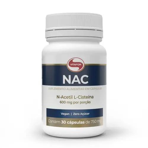 NAC VITAFOR N-ACETIL L-CISTEINA 600MG 30 CAPSULAS