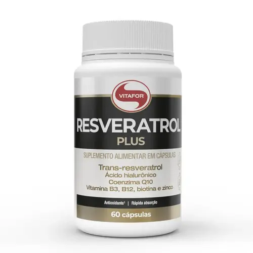 SUPLEMENTO ALIMENTAR RESVERATROL PLUS VITAFOR 165MG 60 CAPSULAS