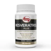 SUPLEMENTO ALIMENTAR RESVERATROL PLUS VITAFOR 165MG 60 CAPSULAS