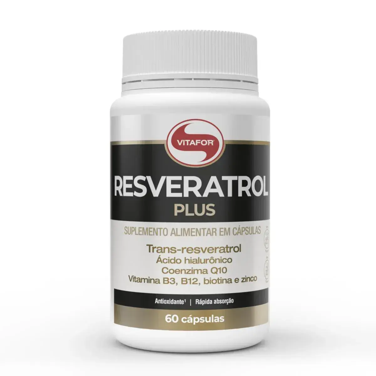 SUPLEMENTO ALIMENTAR RESVERATROL PLUS VITAFOR 165MG 60 CAPSULAS