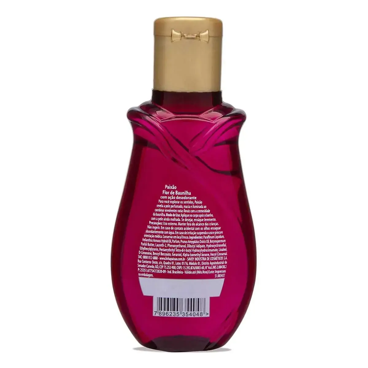 OLEO CORPORAL PAIXAO FLOR DE BAUNILHA 100ML