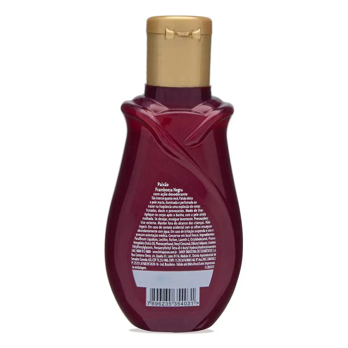 OLEO CORPORAL PAIXAO FRAMBOESA NEGRA 100ML