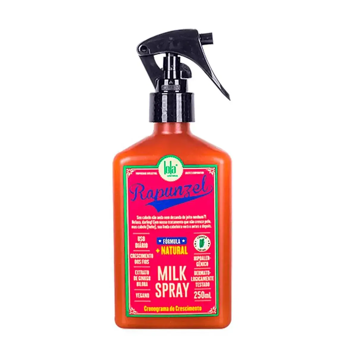 LEAVE IN LOLA COSMETICS RAPUNZEL MILK SPRAY CRONOGRAMA DE CRESCIMENTO 250ML