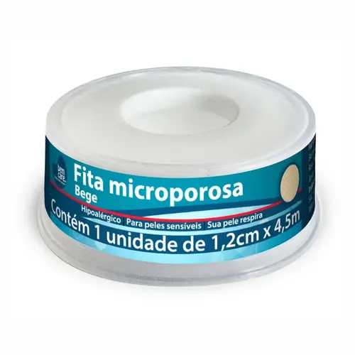 FITA BEM CARE MICROPOROSA 1,2CMX4,5M BEGE