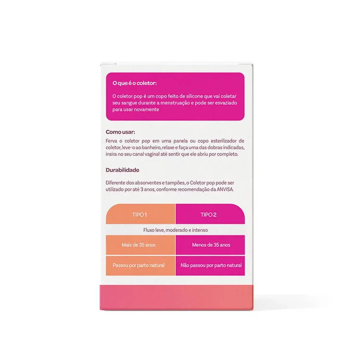 COLETOR MENSTRUAL FLEURITY POP T2 - 1 UNIDADE