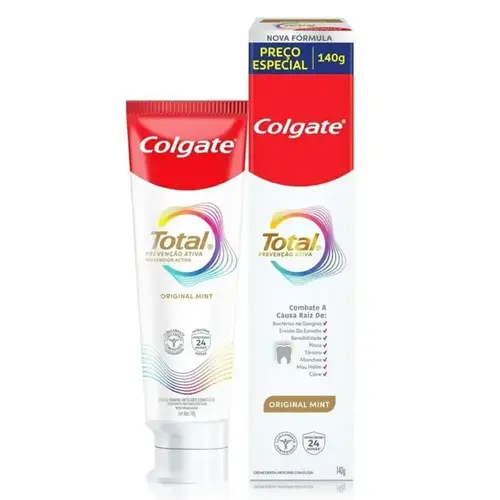 CREME DENTAL COLGATE TOTAL ORIGINAL MINT 140GR