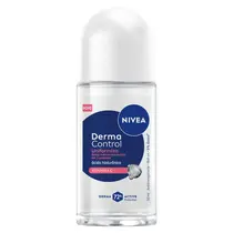 DESODORANTE NIVEA DERMA CONTROL UNIFORMIZA FEMININO ROLLON 50ML