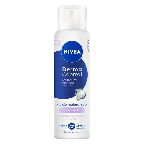 DESODORANTE NIVEA DERMA CONTROL RESTAURA FEMININO AEROSSOL 150ML