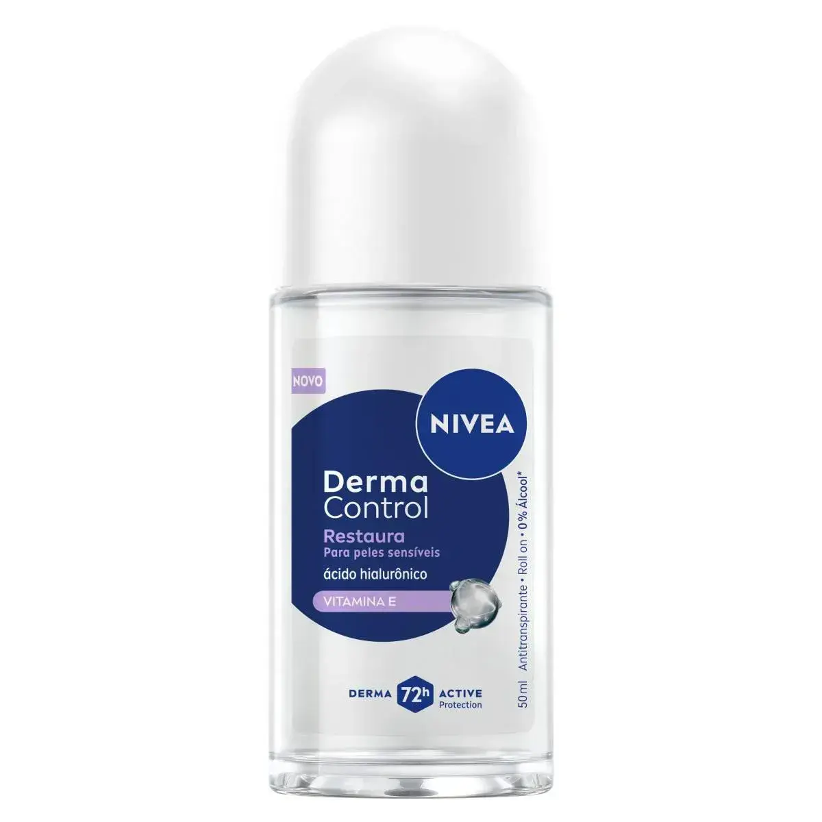 DESODORANTE NIVEA DERMA CONTROL RESTAURA FEMININO ROLLON 50ML